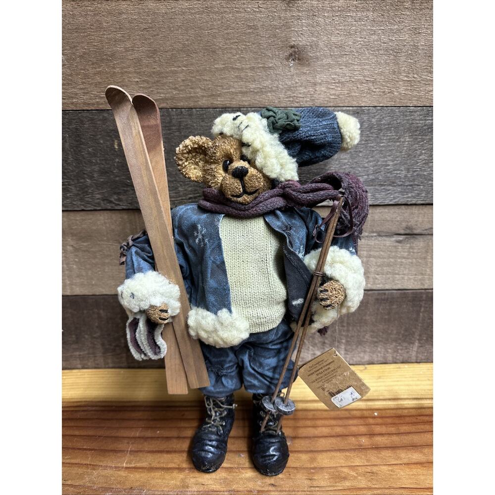 Boyds Bears Crumpletons Jacque Downhill Crumpleton Doll Figurine W Tag 12”